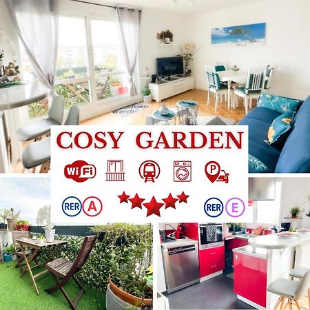- Le Cosy Garden - Proche Rer A Et E - Paris Disney - Parking Et Wifi Gratuit ! Family Special Offer Champigny-sur-Marne Exterior photo